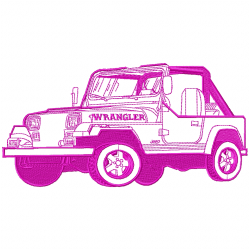 Cars Embroidery Design 9